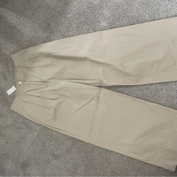 Loft Poplin Wide Leg Pants NWT - Picture 4 of 5